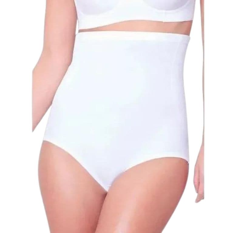 Calzon Faja Alto Invisible. Reductor. Modelador Cintura 872 Blanco M