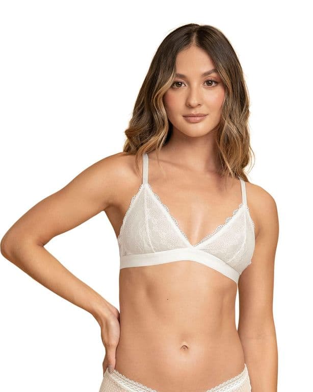 Daily Bralette Comodo y Desestructurado 091097 Marfil S