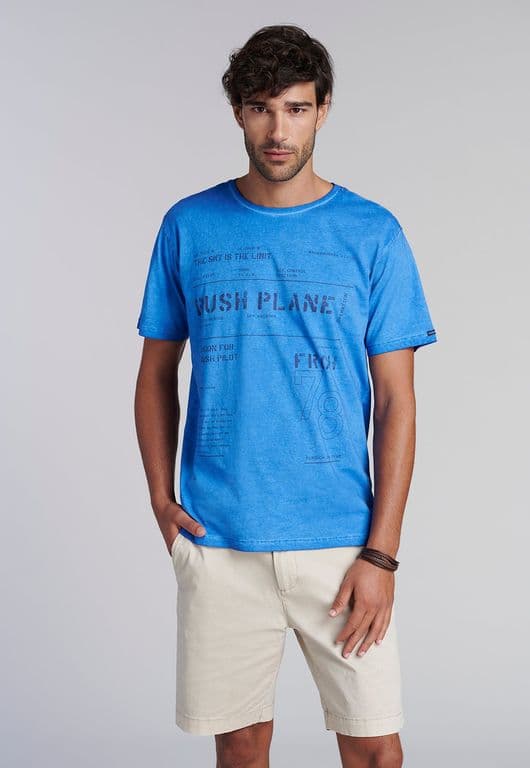 Polera Seattle Celeste Celeste S
