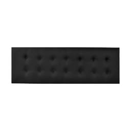 Respaldo Elegante 1 Plaza Capitone 105x60 CM Gris Oscuro Lino Botones