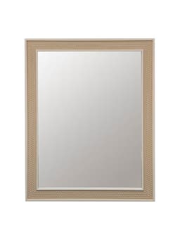Espejo Marco Tipo Tejido 60X80 Cm Madera