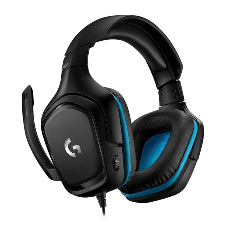 Audifonos Diadema Gamer G432 Alambrico Negro Negro