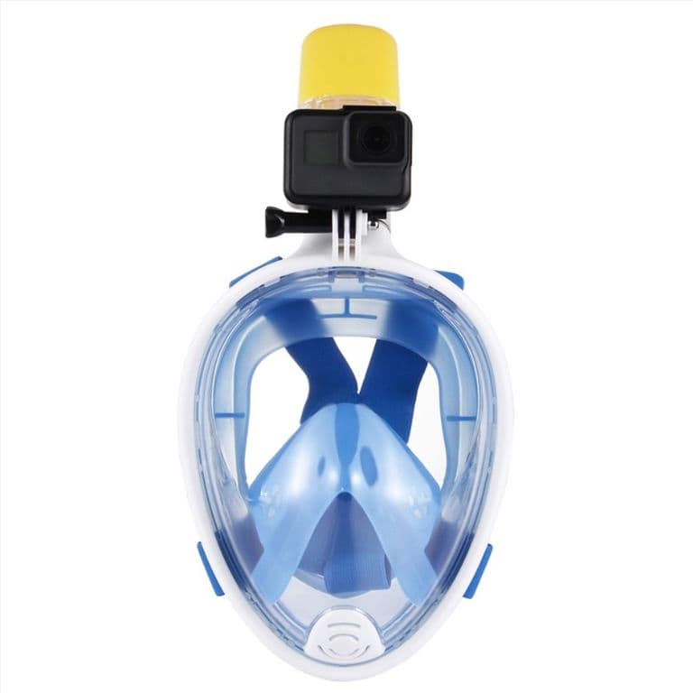 Mascara Snorkel de Buceo con Base para Camaras