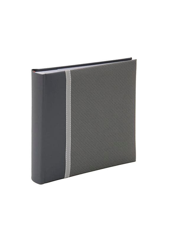 Album gris simil cuero con memo para ensobrar 13x19 cm 200F