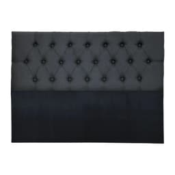 Respaldo Super King Piso Capitone Premiun 200x140 CM Gris Oscuro Lino