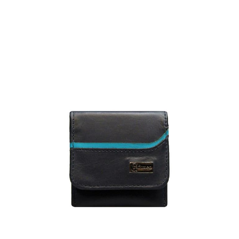 Monedero Hombre 100% cuero natural color negro cafe Azul TALLA UNICA