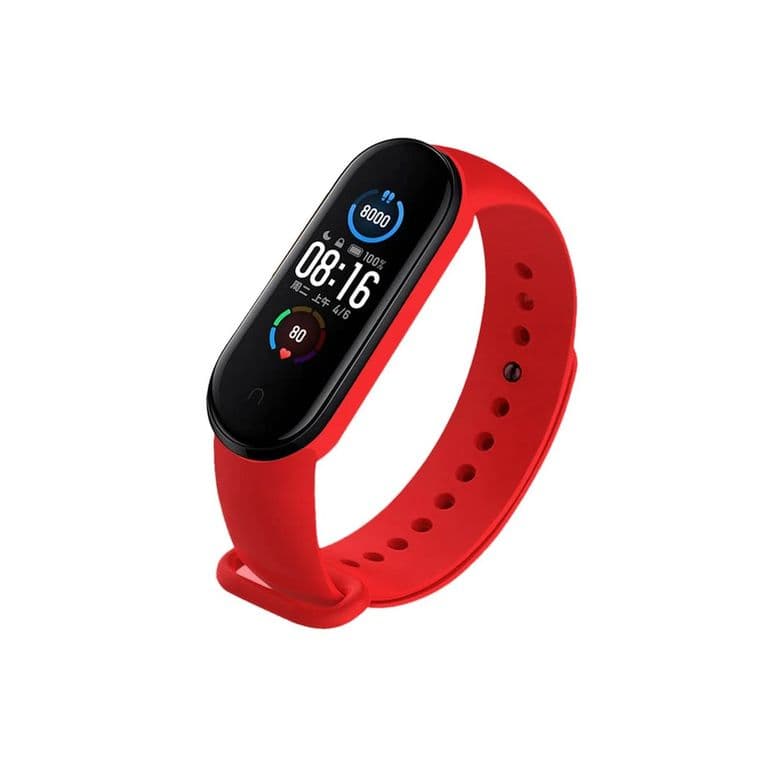 Smartband Bracelete Deportivo Fitness Tracker Color Rojo - SC