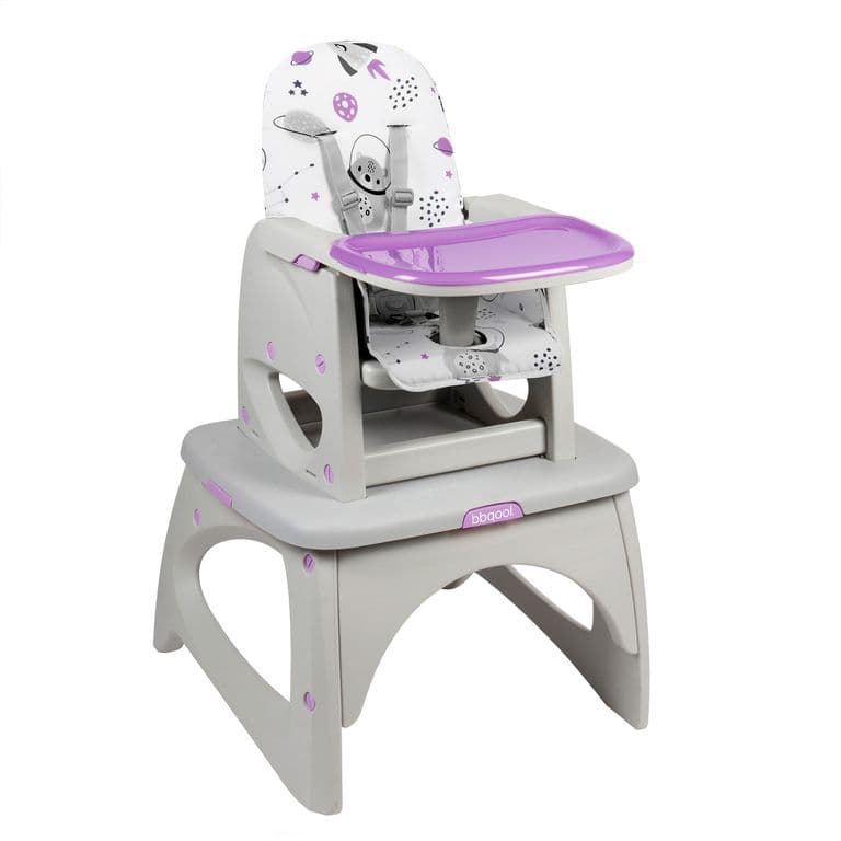 Silla de Comer Escritorio Foodzy 4-in-1 Lavanda Lavanda