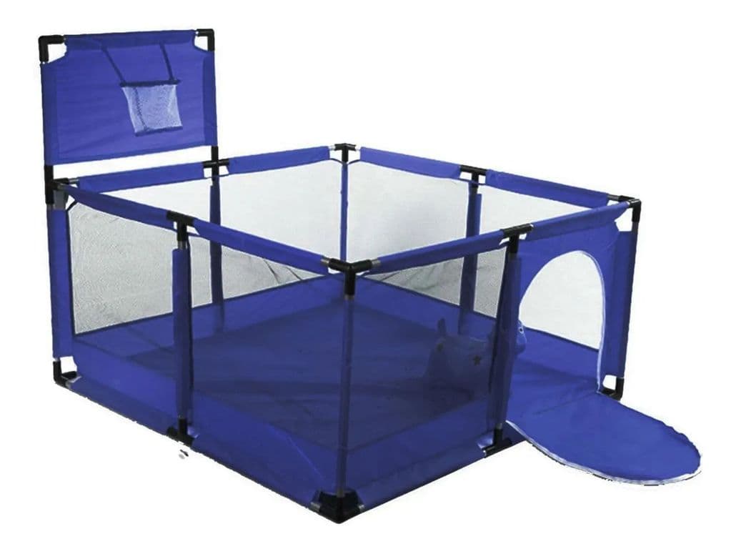 Corral Bebes Piscina Juego Interactivo Azul