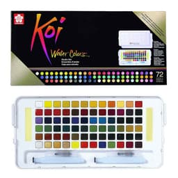 Koi Acuarela + Waterbrush 72 Colores