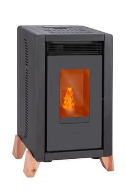 Estufa a pellet Bambu 6000 Negro Amesti...