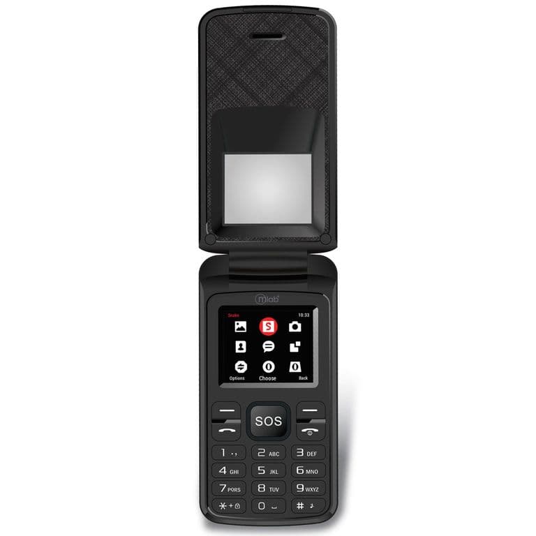 Telefono Celular Adulto Mayor 4G Senior 1.7" Almeja Dual Sim