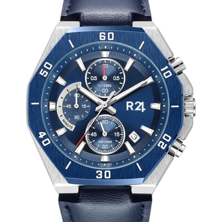 Reloj Cuarzo TG-21 Cuero Azul TALLA UNICA