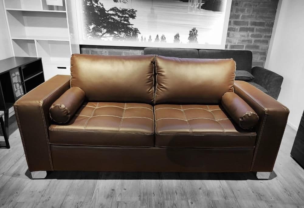 Sofa 3 cuerpos Capri pu cafe
