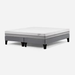 Cama Europea Pratta 2 Plazas Pata Madera 150 x 200 cm