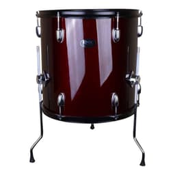 TIMBAL DE PIE 16X16 ROJO OSCURO MODBBCH-16CJ