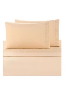 Sabanas 2 Plaza ILLUISON bordada Blonde