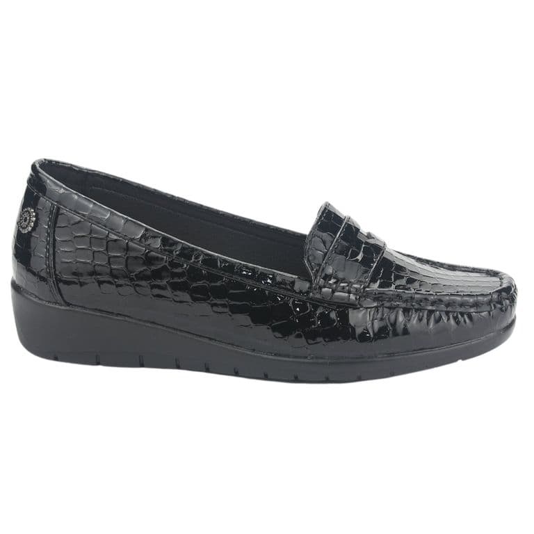 Mocasin Mujer Negro Casual Maya-1 Negro 38