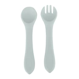 Set Cuchara Y Tenedor Azul