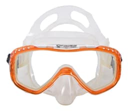 Mascara Dolphin Comodidad Vision Clara para Buceo y Snorkel - Naranja - Unico