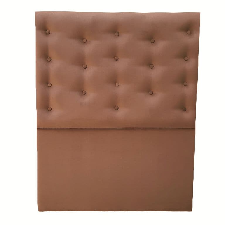 Respaldo 1 1/2 Cafe Felpa Botone a piso Muebles Rimar