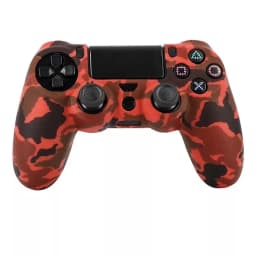 Funda Carcasa Militar Roja Camuflaje Protectora para Control