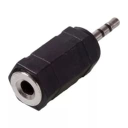Adaptador Audio Plug Jack 2.5 Macho A 3.5 Hembra Audio