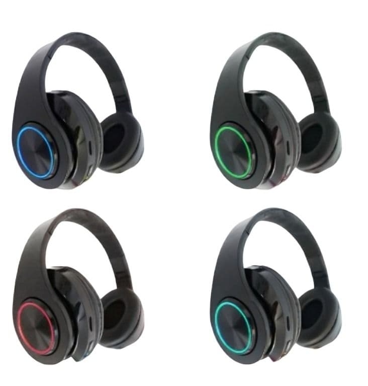 AUDIFONO CINTILLO BLUETHOOTH OD B39 CON LUZ LED RECARGABLE