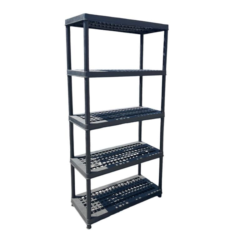 Estante Plastico 91x45x183 cm. 5 Bandejas removibles