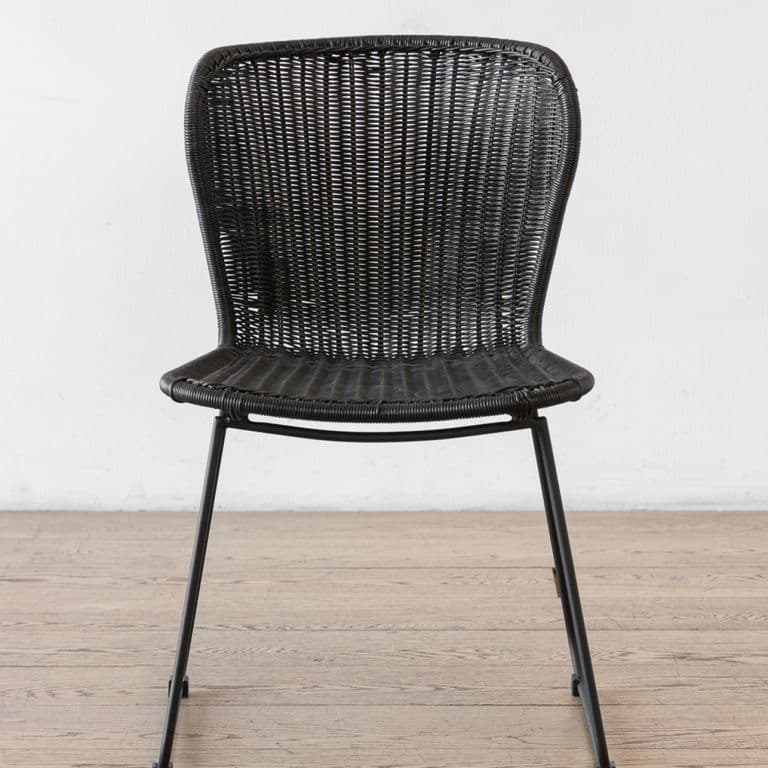 Silla Terraza Golfet Negra Amoble