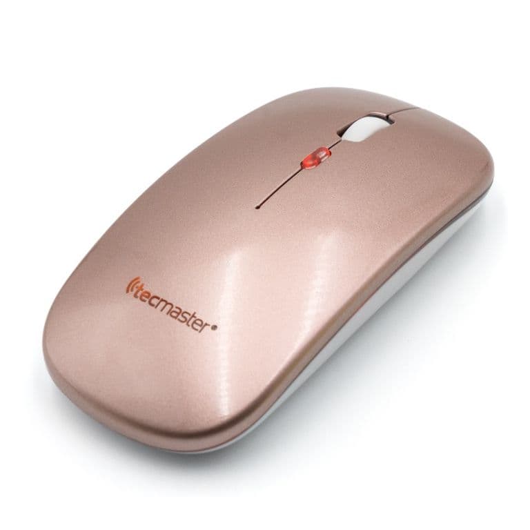 Mouse Dual Recargable Inalambrico Bluetooth Rosado