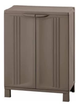 Armario Estante Mediano Plastico 6.5x39x91 CM Cafe
