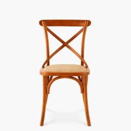 Silla Madera Tradition Rattan Nogal Form Castano