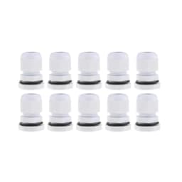 Prensa Estopa Pg9 Ip68 (4 - 8mm) Blanco 10 Unidades
