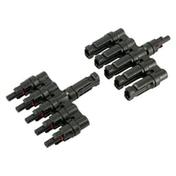 Conector Mc4 Quintuple (5 En 1) Par Macho/hembra Solar