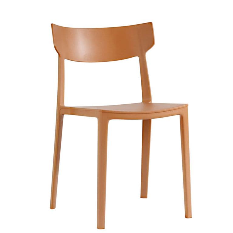 Silla Monoblock Rio Camel Perfecta para Terraza y Hogar
