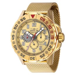 Reloj 47216 Racing Unisex Quartz Dorado S