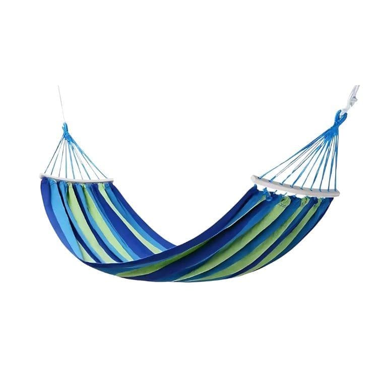 Hamaca Individual 260 X 80 Cm Resistente Comoda - Azul