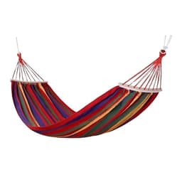 Hamaca Individual 260 X 80 Cm Resistente Comoda - Roja