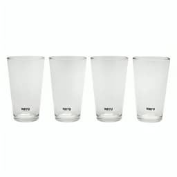 SET 4 VASOS VIDRIO