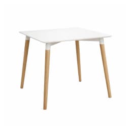Mesa MDF Cuadrada Blanca 80x80 cm