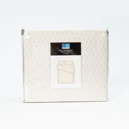 Sabanas Estampadas 2P Panal Beige Beige 2 PLAZAS