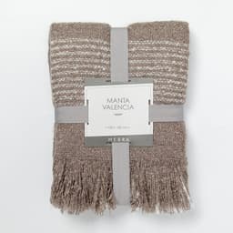 Manta Valencia 125X150 Gris Gris 1 PLAZA