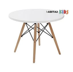 Mesa Eames Infantil 60 cm - Blanca