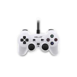 Joystick Usb Pc Con Vibracion Color Blanco - SC
