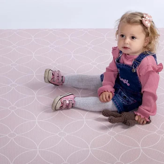 Playmat Bebe Antigolpes Reversible 185x125 cm Bloom