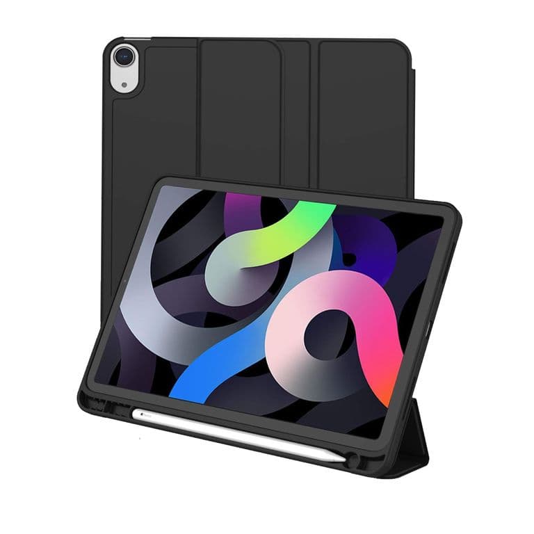 Funda Smart Cover Para iPad 10.9 10 2022 Con Ranura Negro