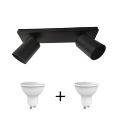 PACK BARRA RUNNER NEGRO 2 LUCES - Negro