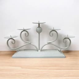 Portavela Blanco Decorativo