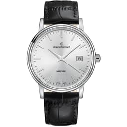 Reloj Classic 42mm Hombre Cuero Negro Negro TALLA UNICA